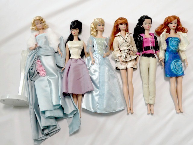 中古品 6体 バービー人形 FMC ファッションモデルコレクション Barbie マテル