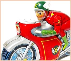 オートバイ ブリキ 浅草玩具