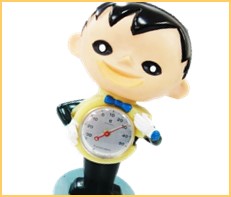 昭和レトロ シチズン坊やCちゃん 温度計 陶器製 希少 - メルカリ 