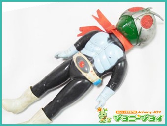 【無料査定】昭和レトロ玩具歓迎 ｜ 当時物 旧バンダイ 仮面ライダー1号 ソフビ 買取！